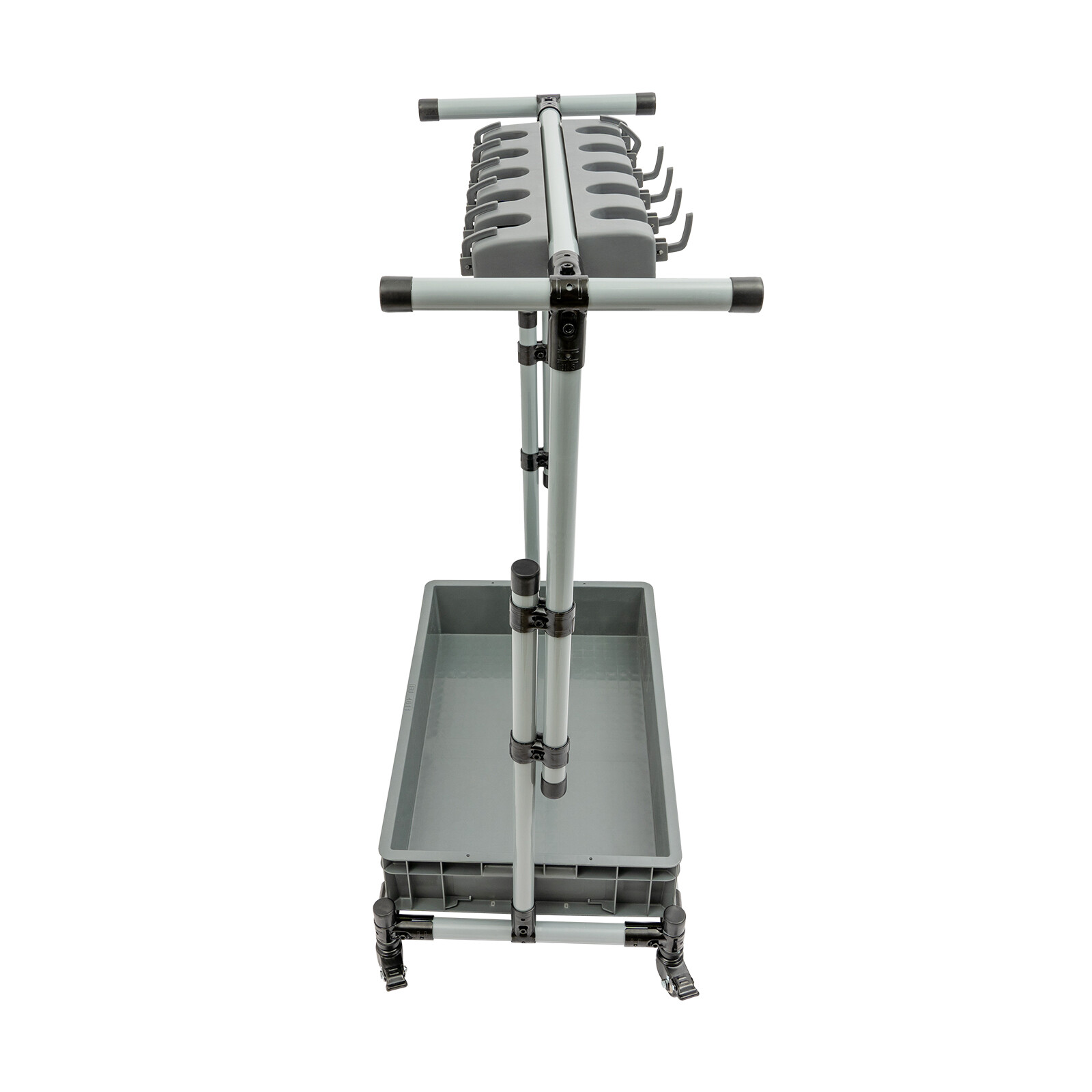 Broom+Mop Holder Floor Standing Cleaning Tool Cart Cleaning Supplies Organizer