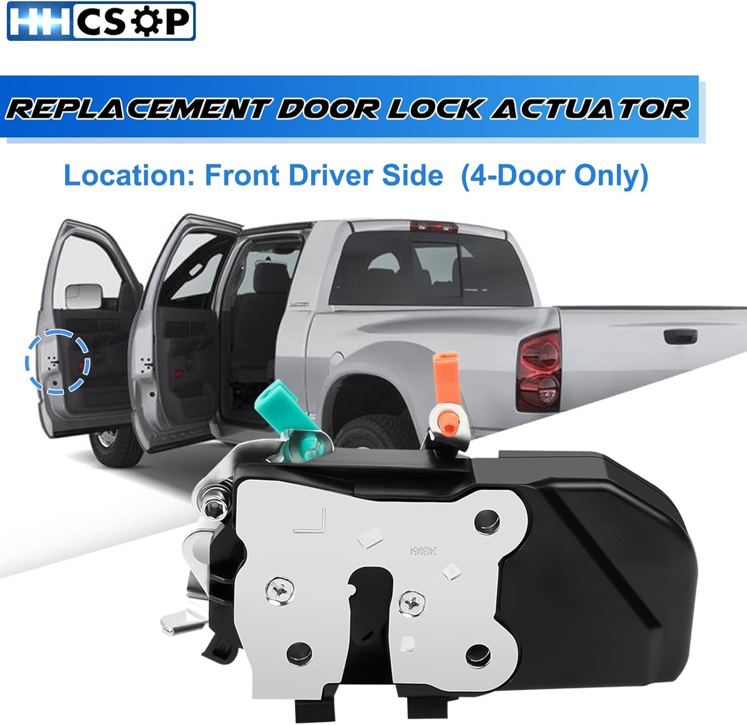 Front Driver Side Power Door Lock Latch Actuator Motor Compatible with 2003