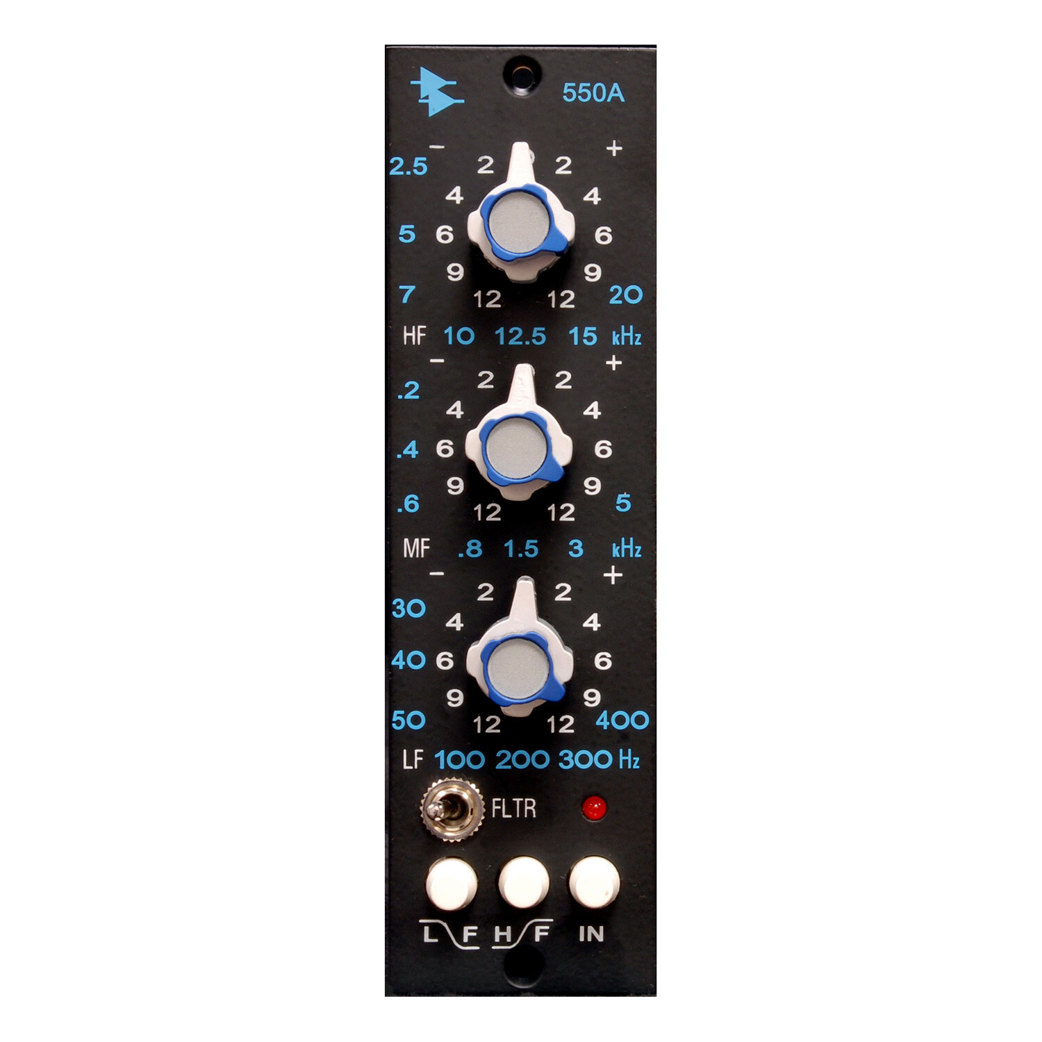 API 550a 500 Series Equalizer: Discrete, classic three-band EQ