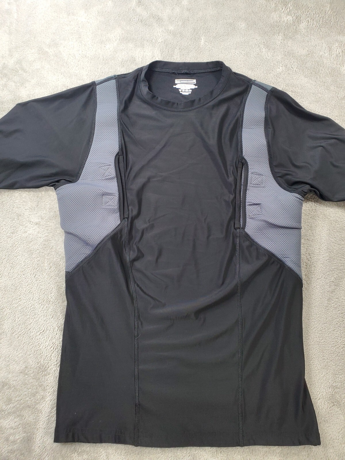 5.11 Tactical Series Men NRA Black Conceal Carry Breathable Under Shirt Size 2XL