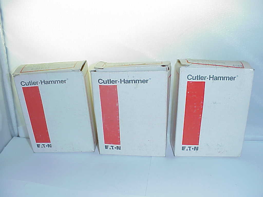 LOT OF 3 CUTLER HAMMER  6-331-15 3-POLE 25-30A D.P. CONTACT KIT *FREE SHIPPING*