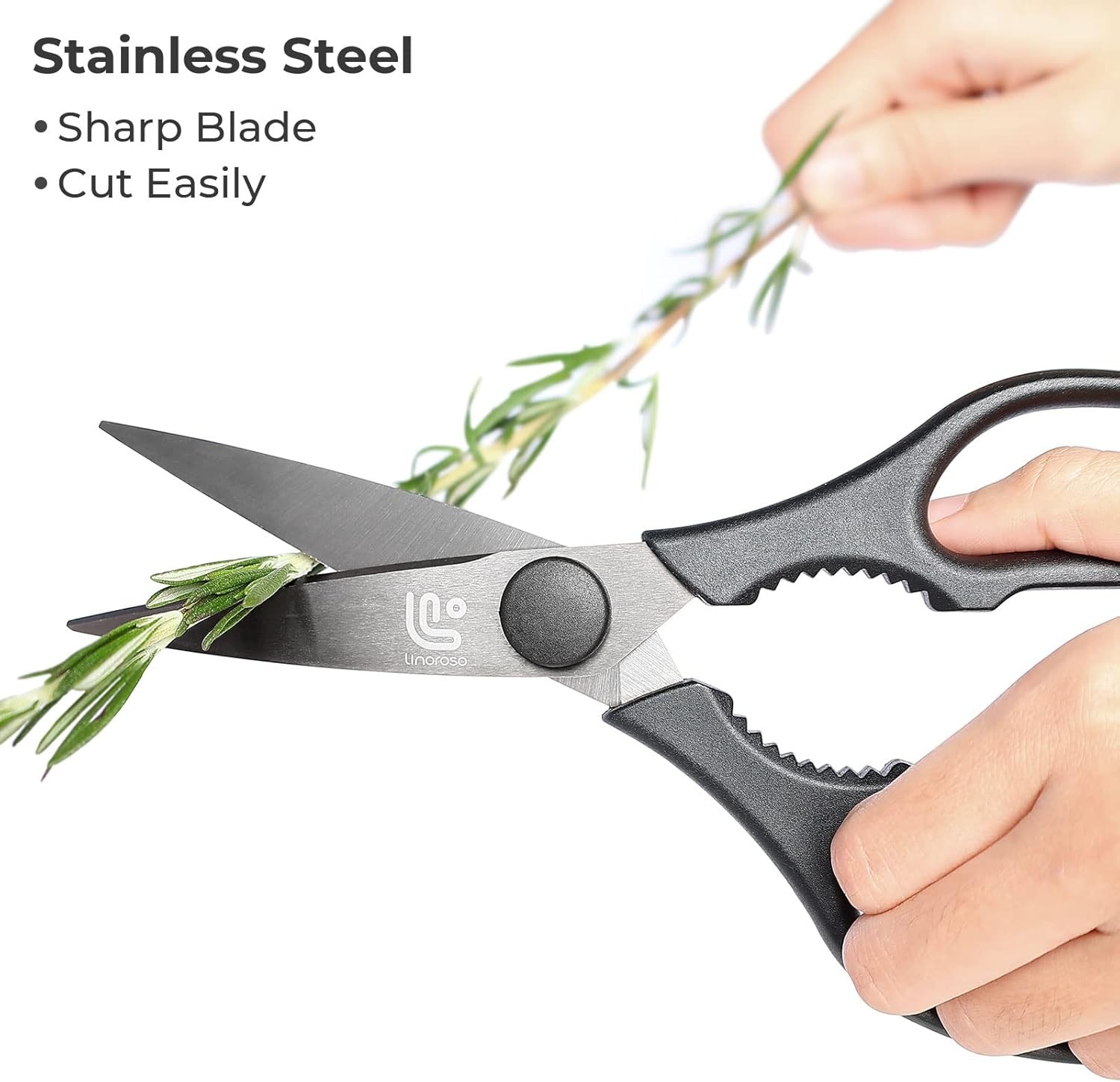 Multifunctional Heavy-duty Kitchen Scissors with Magnetic Holder