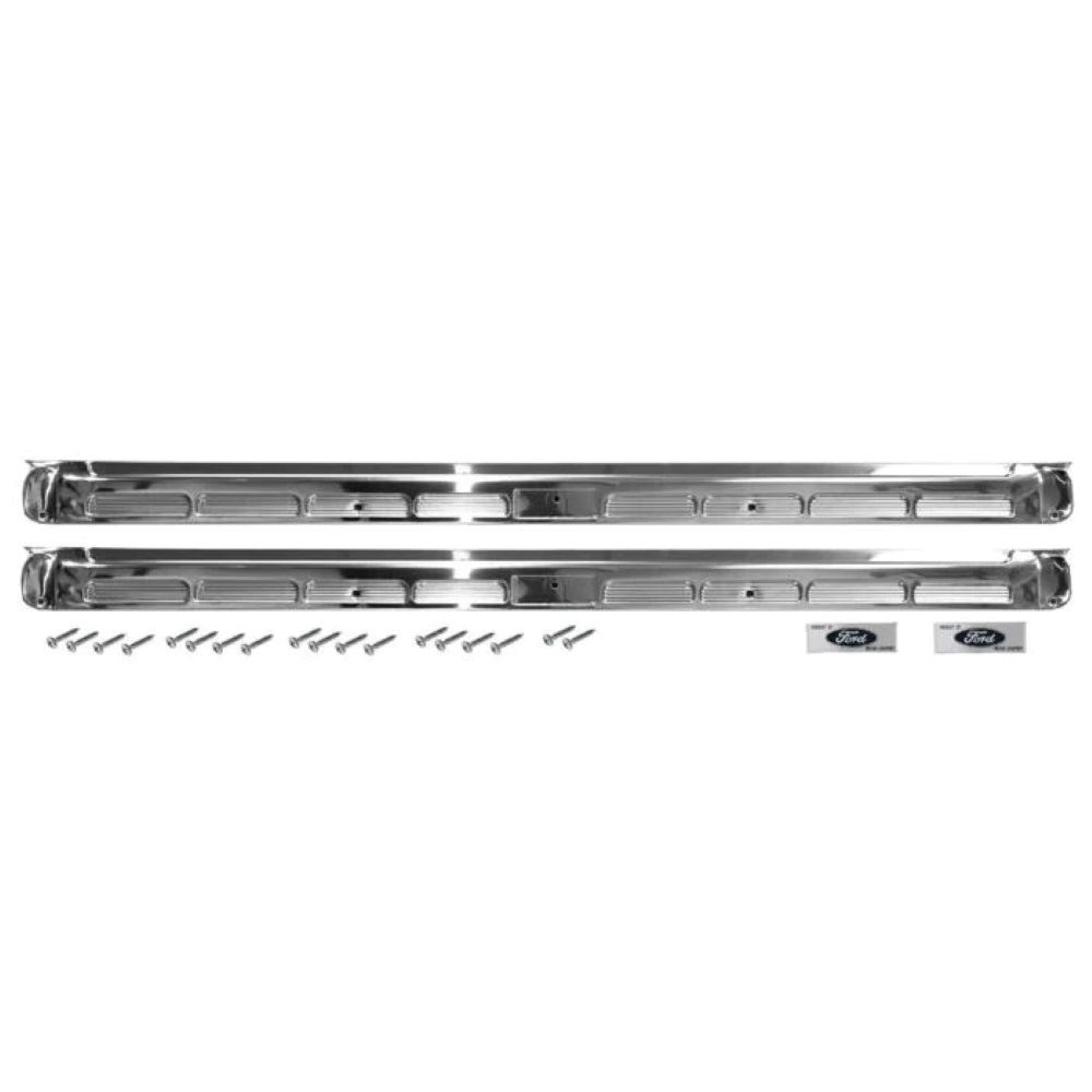 Door Sill Plate Premium Kit Mustang Coupe/ Fastback 1965-1966