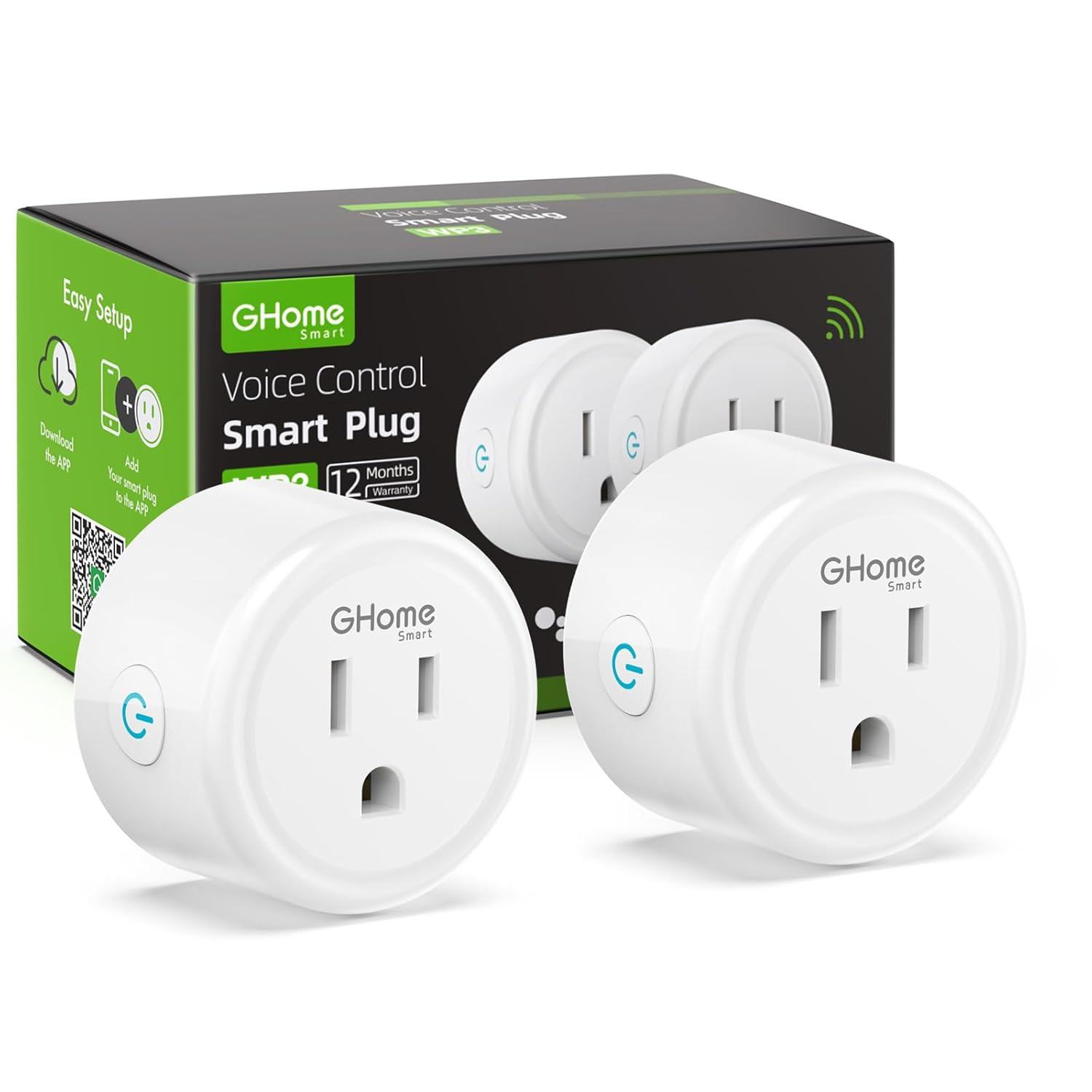 [Upgraded Version] Mini Plug Compatible with Alexa & Google Home, Wifi Outlet S