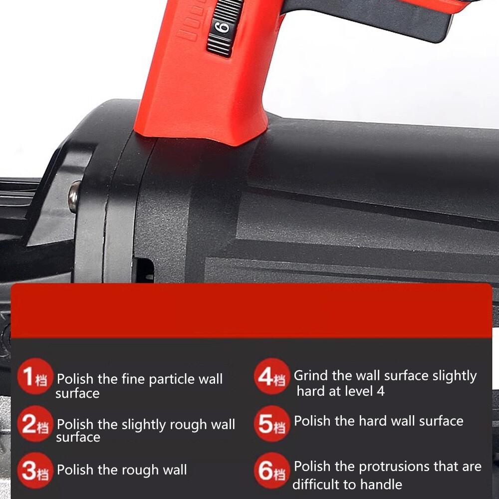 Three Heads Dustless Grinder 220V Triangle Floor Grinding Edge Concrete Grinder