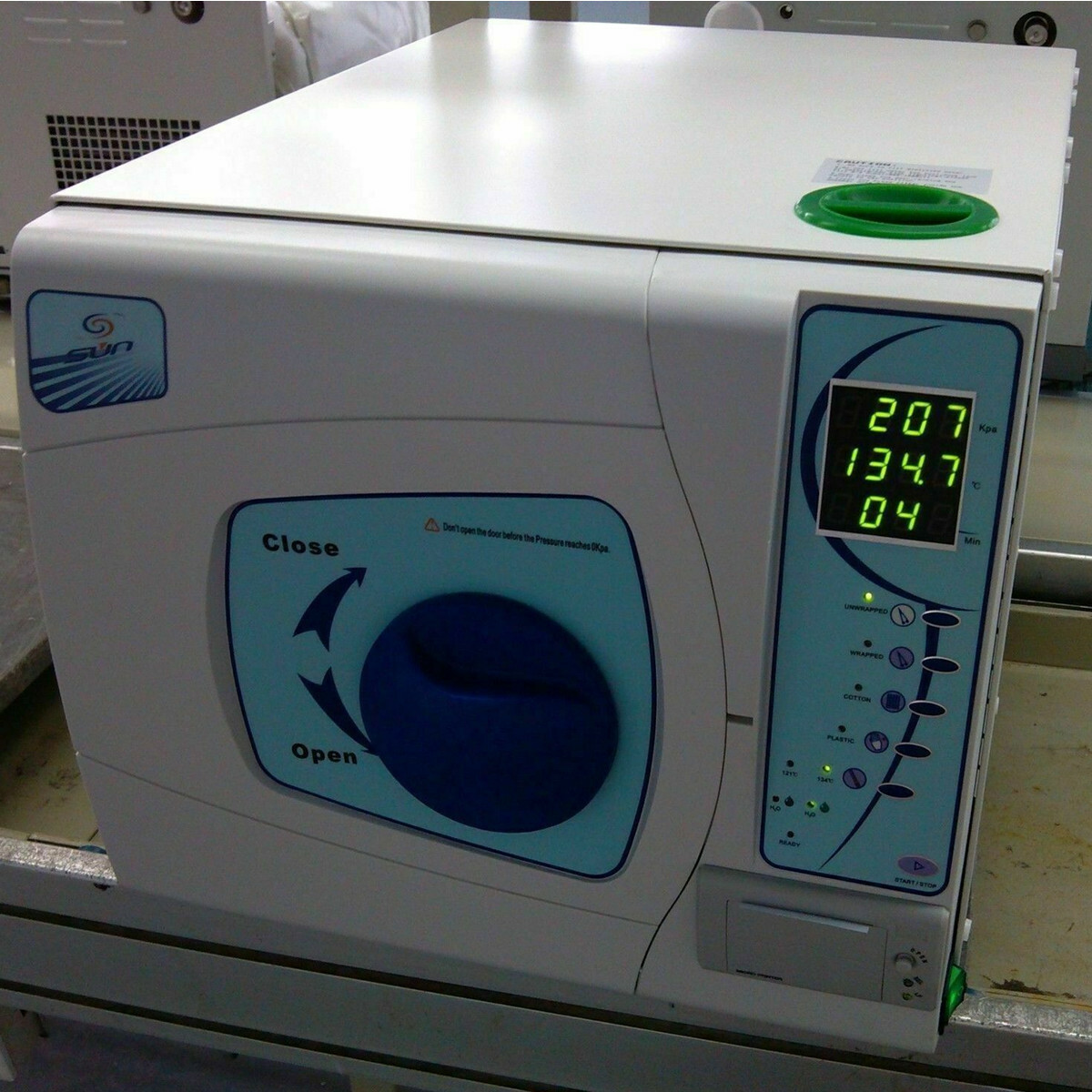 16L Dental Autoclave Pressure Steam Sterilizer Class B with Printer Sun16-II