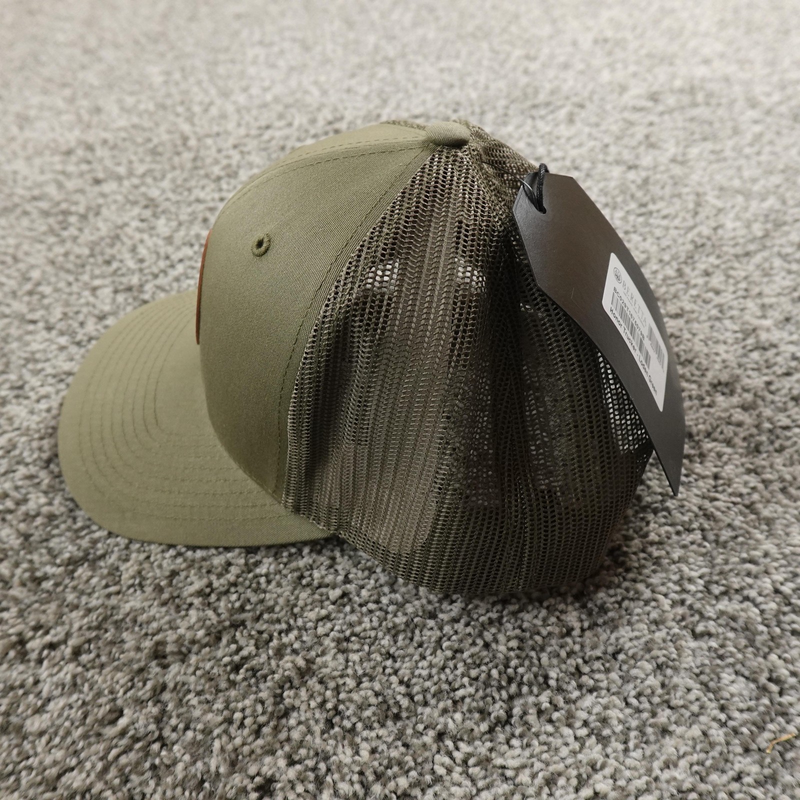 NEW Beretta Hat Cap Mens Green One Size Adjustable Snap Back Trucker Hunting