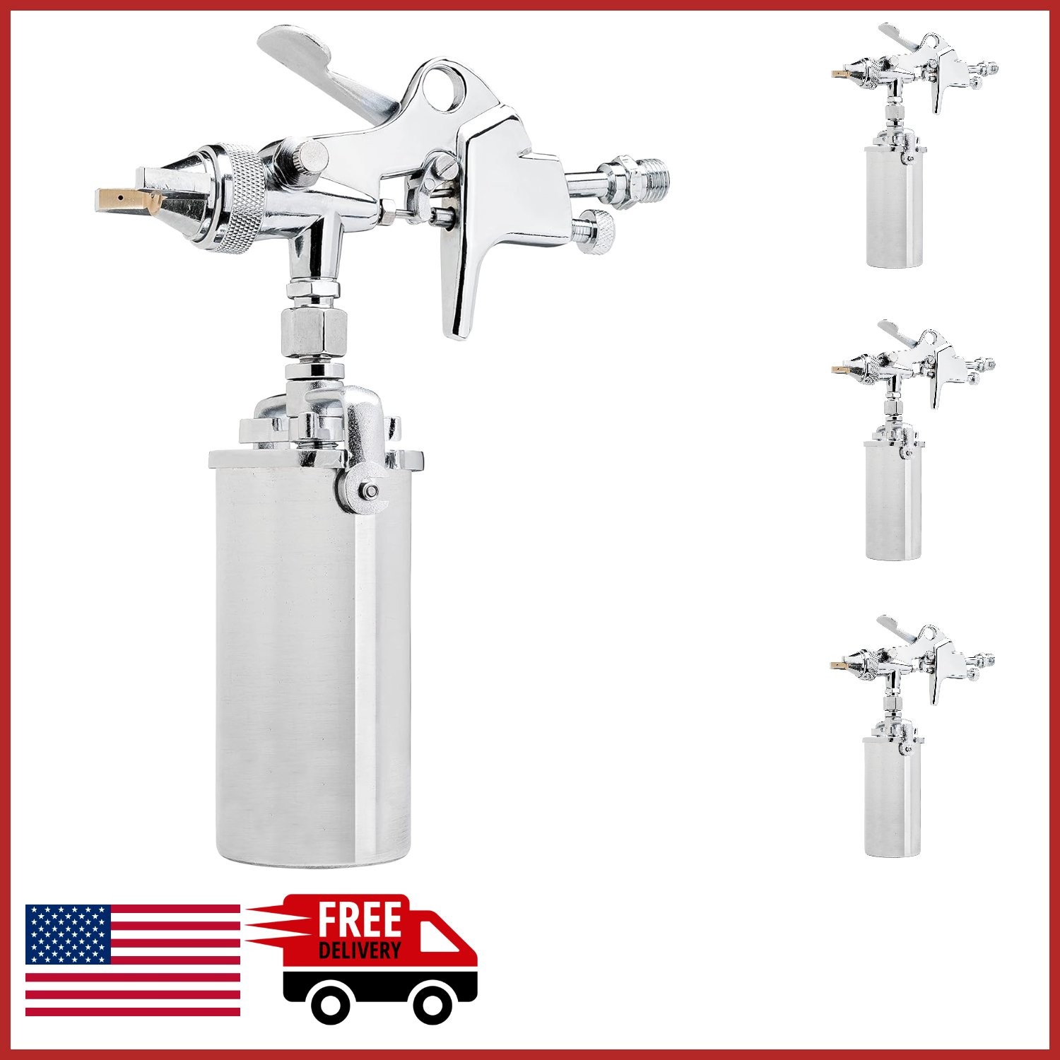 1.5mm Siphon Feed Detail Spray Gun for Painting Touch Ups and Repairs