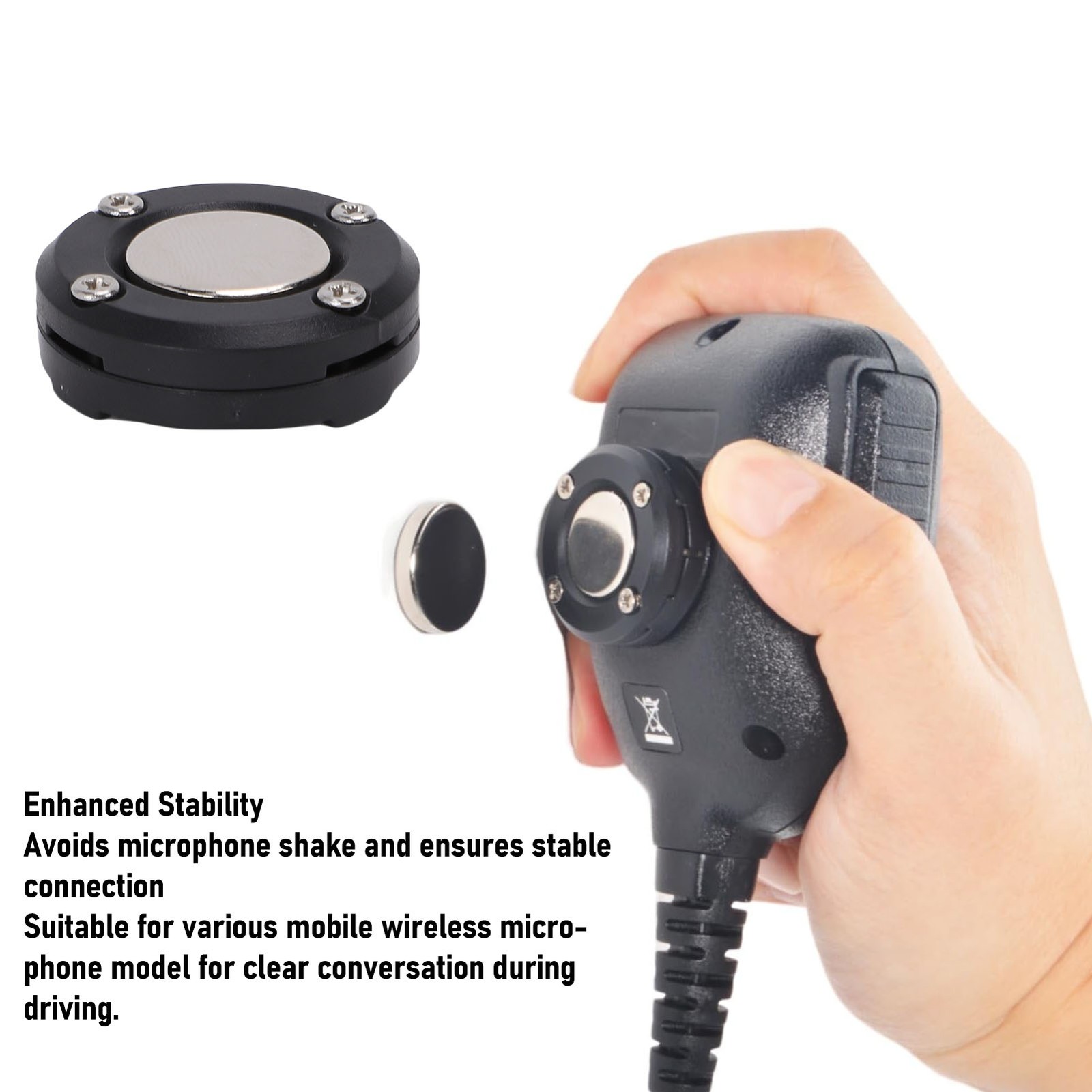 1 Portable Magnetic Mic Holder Compact Design For Users