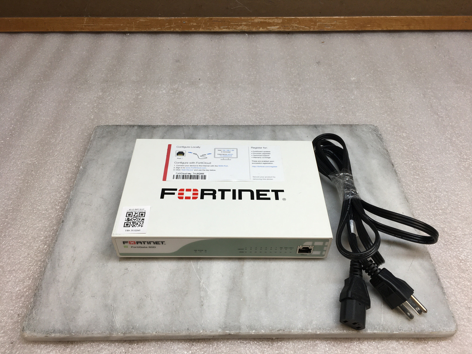 Fortinet FortiGate 60D Network Security Firewall Appliance