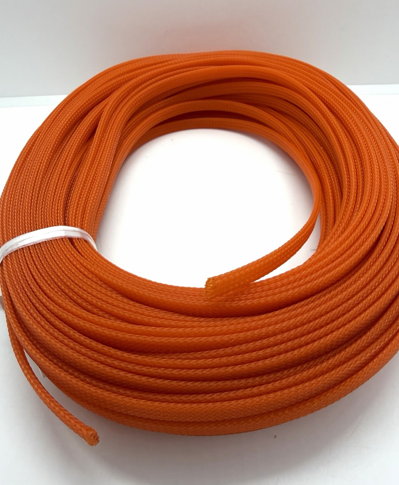 uxcell Expandable Sleeving, 1/4-inch 100ft Cable Sleeve, Orange