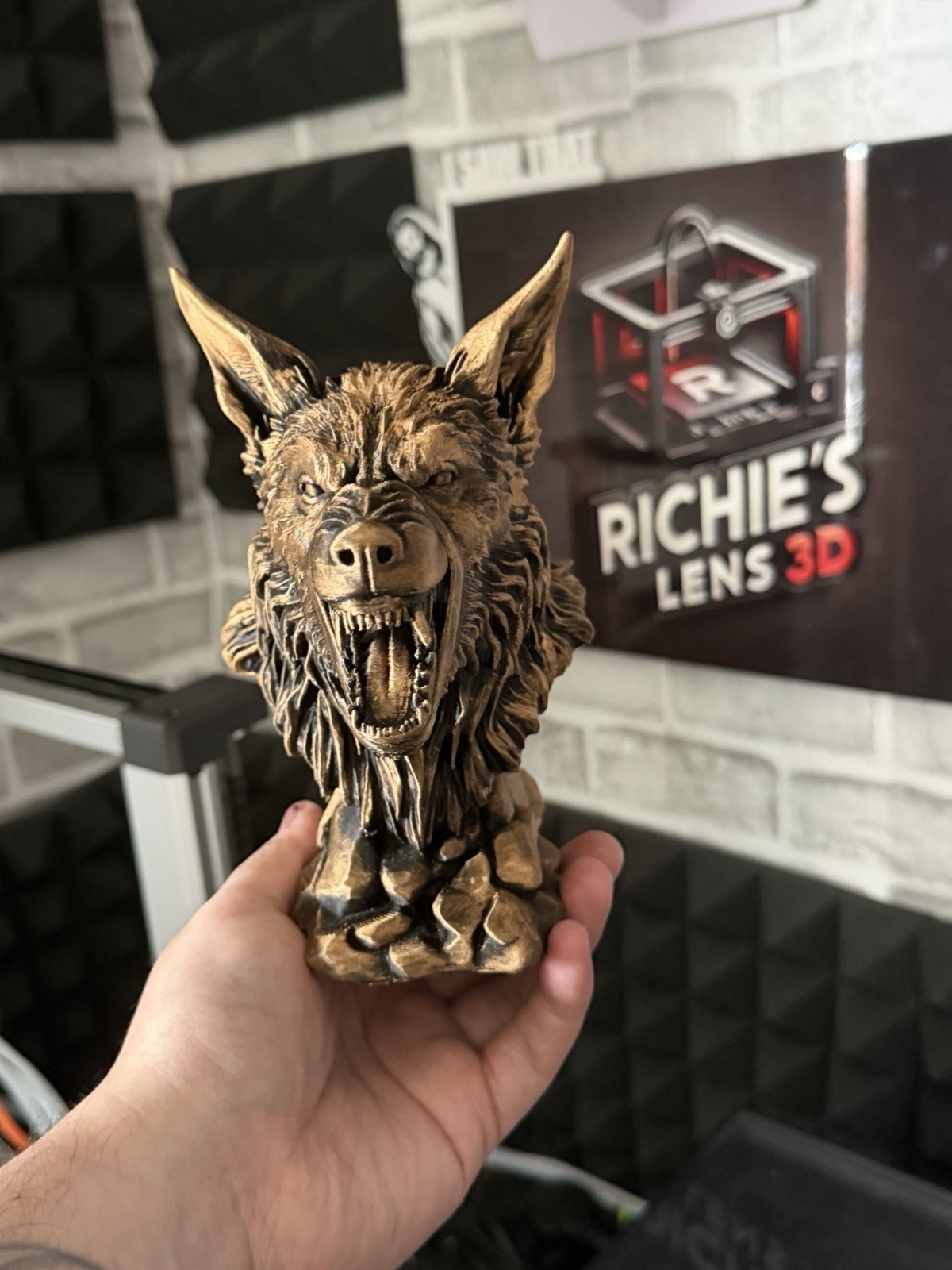 The Howling 1981 Werewolf - 3D Printed Bust.