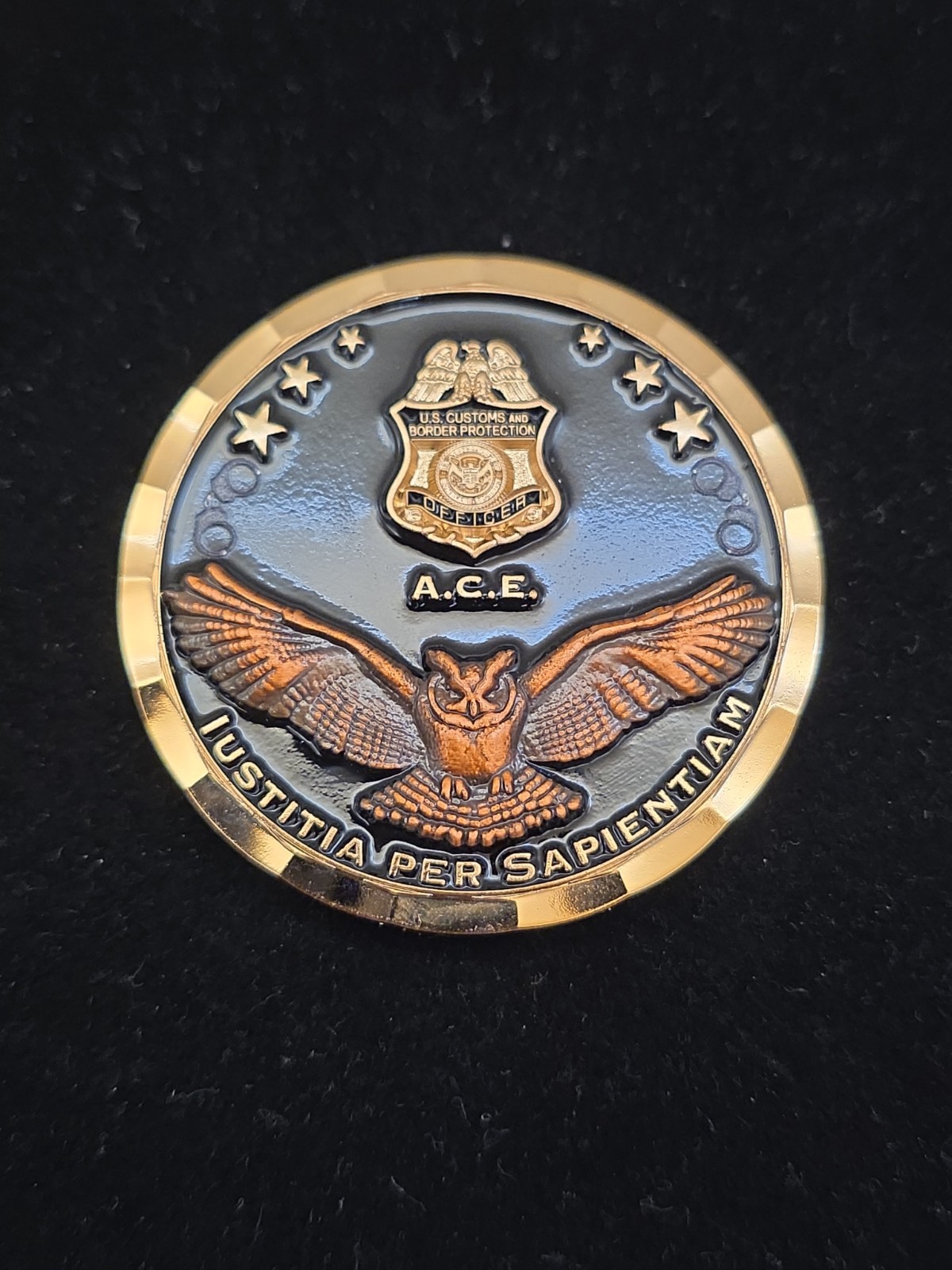 CBP ACE Fort Lauderdale Airport Enforcement Branch Challenge Coin