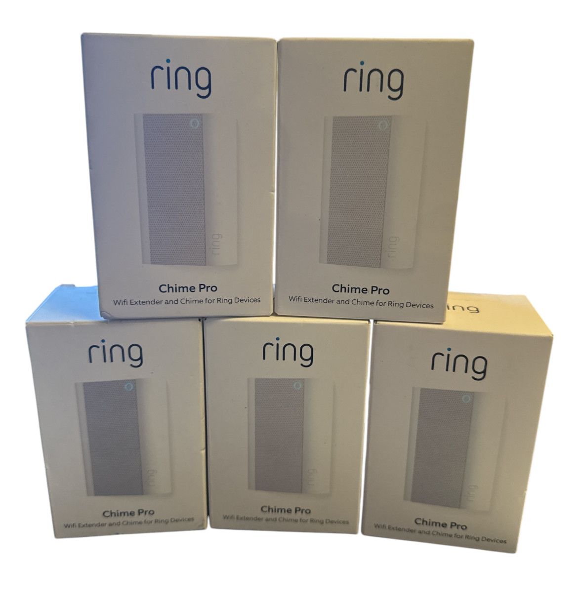 Ring Chime Pro Wifi Extender and Chime for Ring Devices (Five Pack)