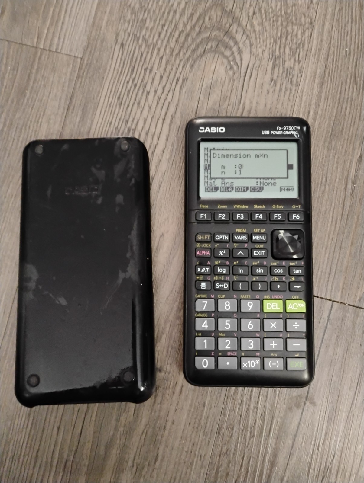 Casio FX-9750Glll Graphing Calculator, Natural Textbook Display, Black TESTED
