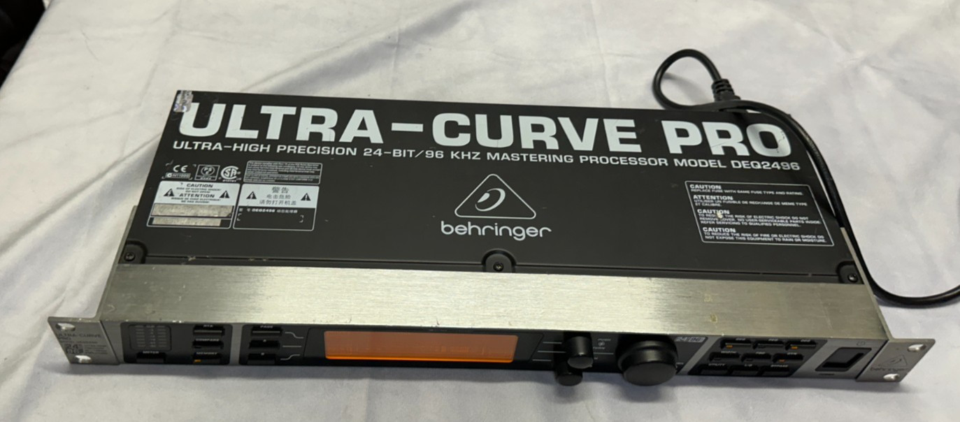 Behringer DEQ2496 Ultra-High Precision 24-Bit/96 kHz Processor - USED/WORKS