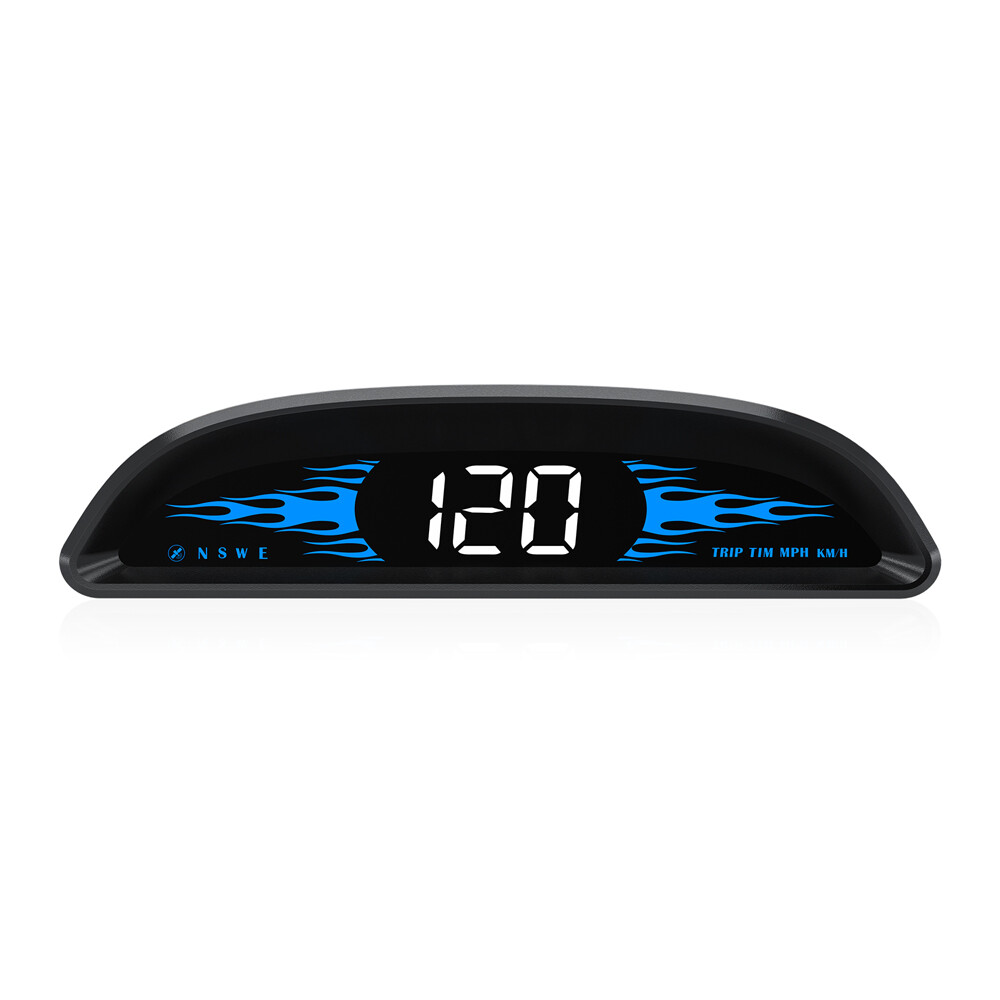 Universal HUD GPS Head Up Display Speedometer Odometer Car Digital Speed HD US