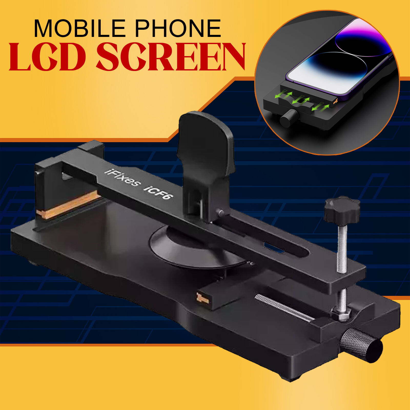 LCD Screen Separator Mobile Phone Free Heating Screen Quick Removal Tools
