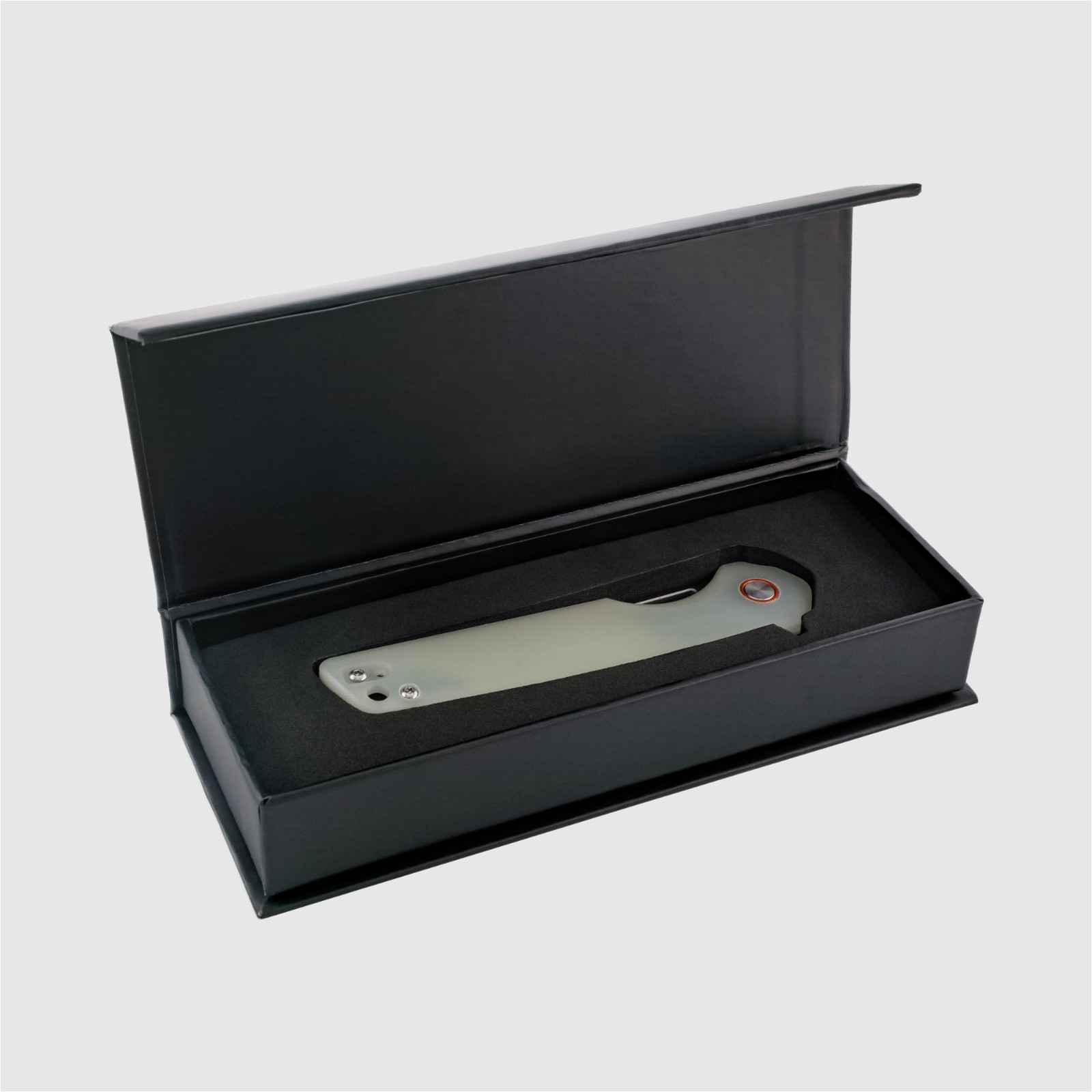 KOVA Nova Folding Knife – 3.35″ D2 Steel Drop-Point Blade, Jade G10 Handle