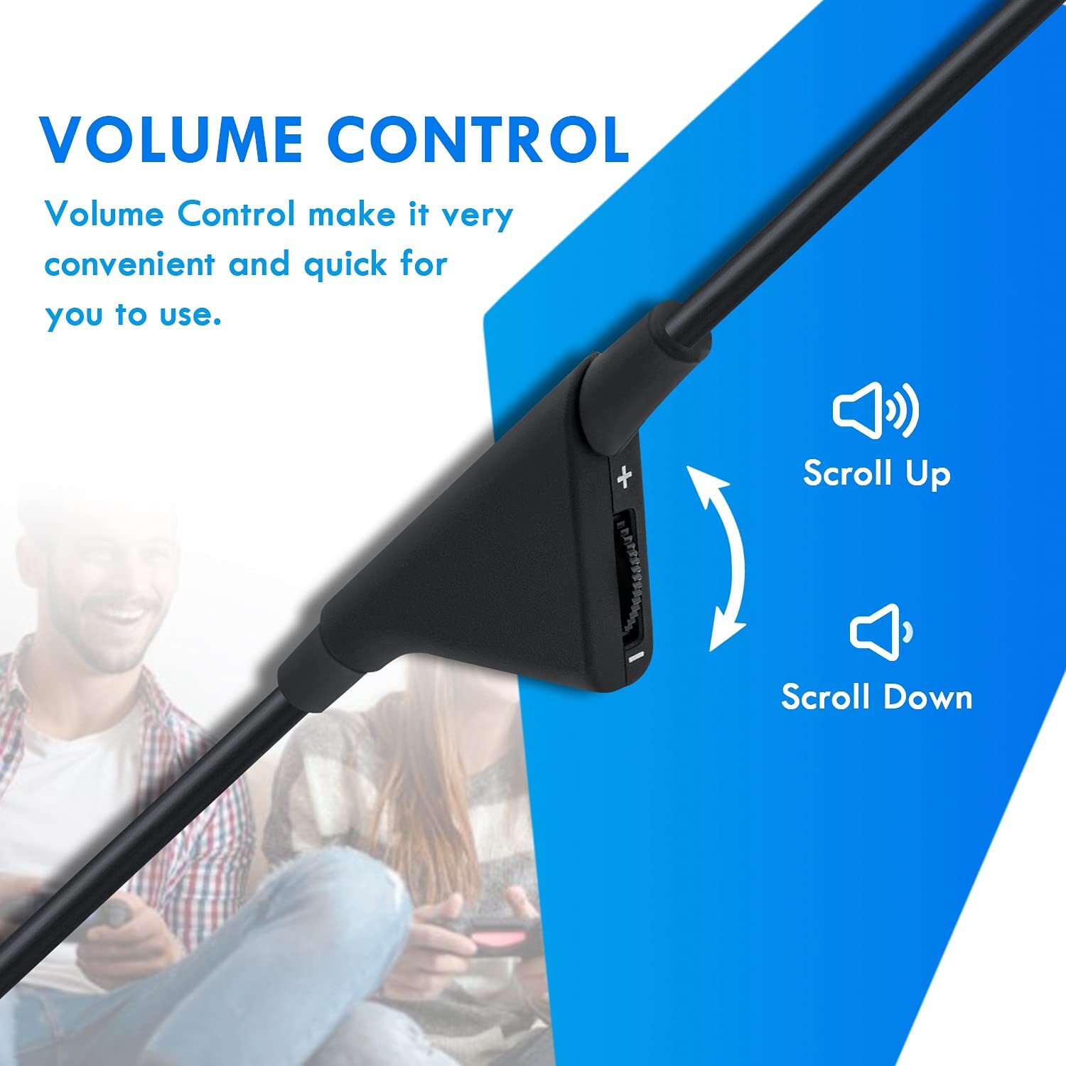 Replacement Headset Cable Volume Control for Astro A10/ A30/ A40 Gaming Headsets