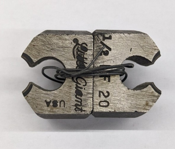 Greenfield Little Giant 1/2"-20 Two Piece Dies for Cap C USA - 2-Piece Dies