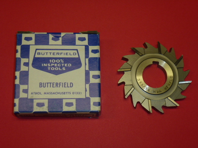 BUTTERFIELD SIDE STAGGERED TOOTH MILLING CUTTER, 3" x 5/16" x 1", 58-10122