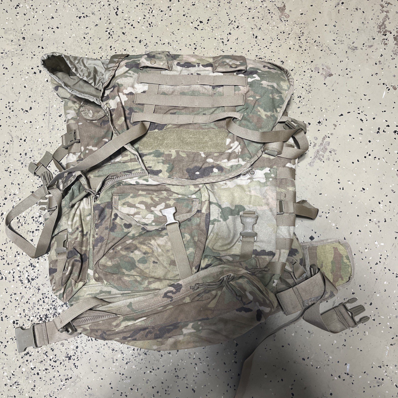 COMPLETE US Army OCP Molle 4000 Airborne Rucksack Bag Belt Frame Straps 4K