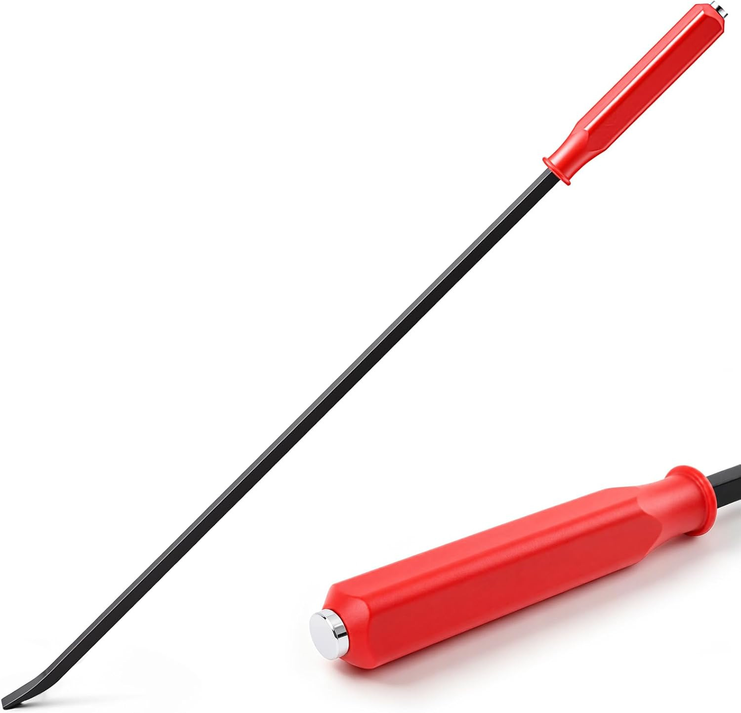 42 Inch Metal Striking Cap Pry Bar Long Heavy Duty Pry Bar with Mechanic'S Handl