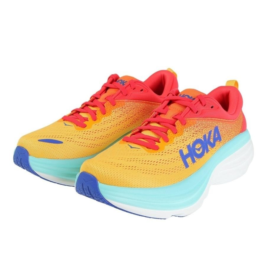 Hoka Bondi 8 Cerise Cloudless Rose Blue 1123202-CRSCL Men's Size oki12