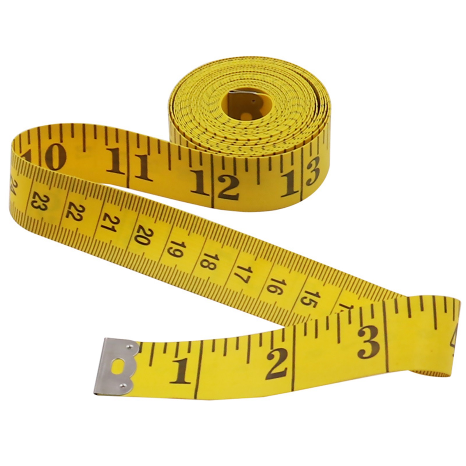 Tailor Seamstress Cloth Body Soft Ruler Tool Tape Measure Sewing Cloth Yellow D