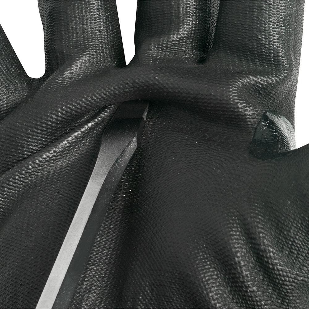 Milwaukee 12 Pair Cut Level 2 Nitrile Dipped Gloves - S