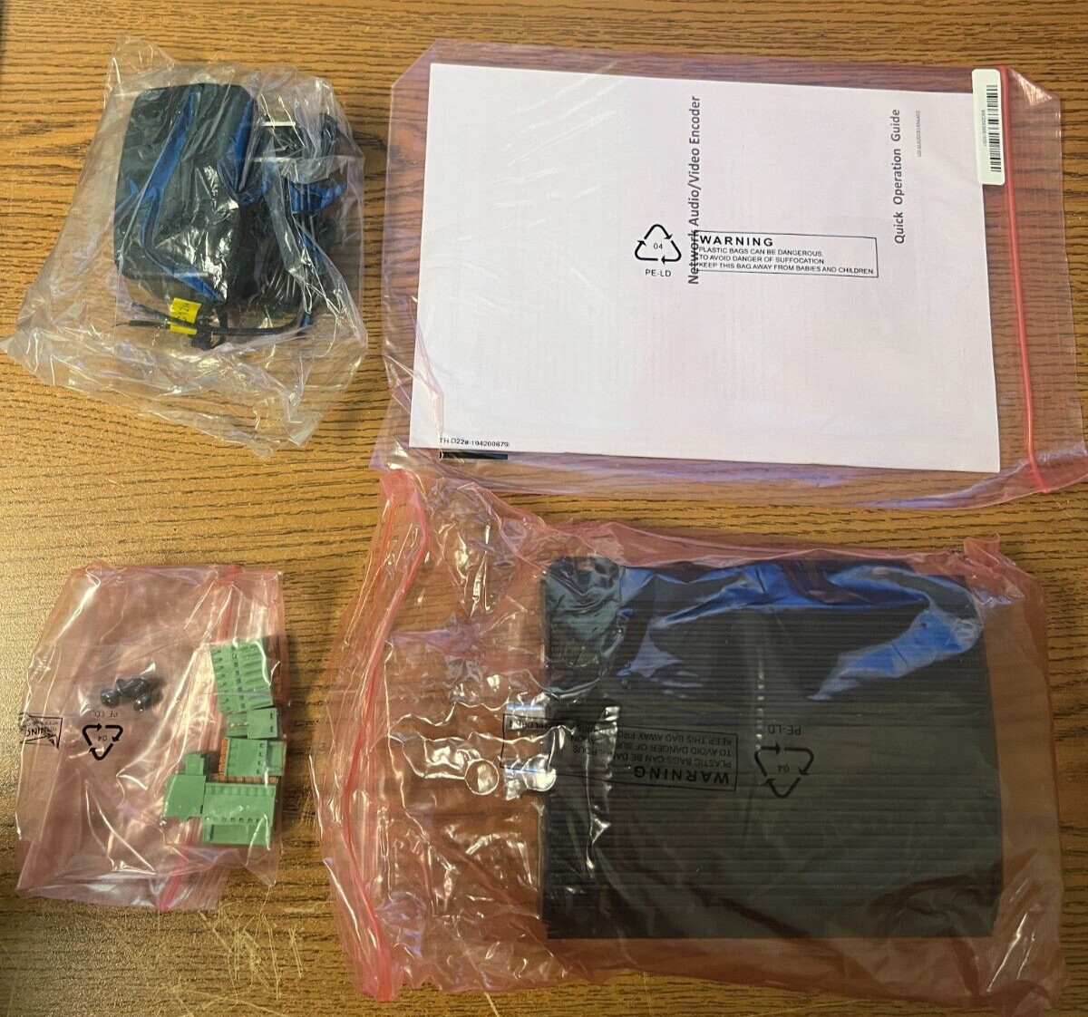GE Security Interlogix TruVision 4 Channel IP Encoder TVE-410 NOS- NEW OPEN BOX