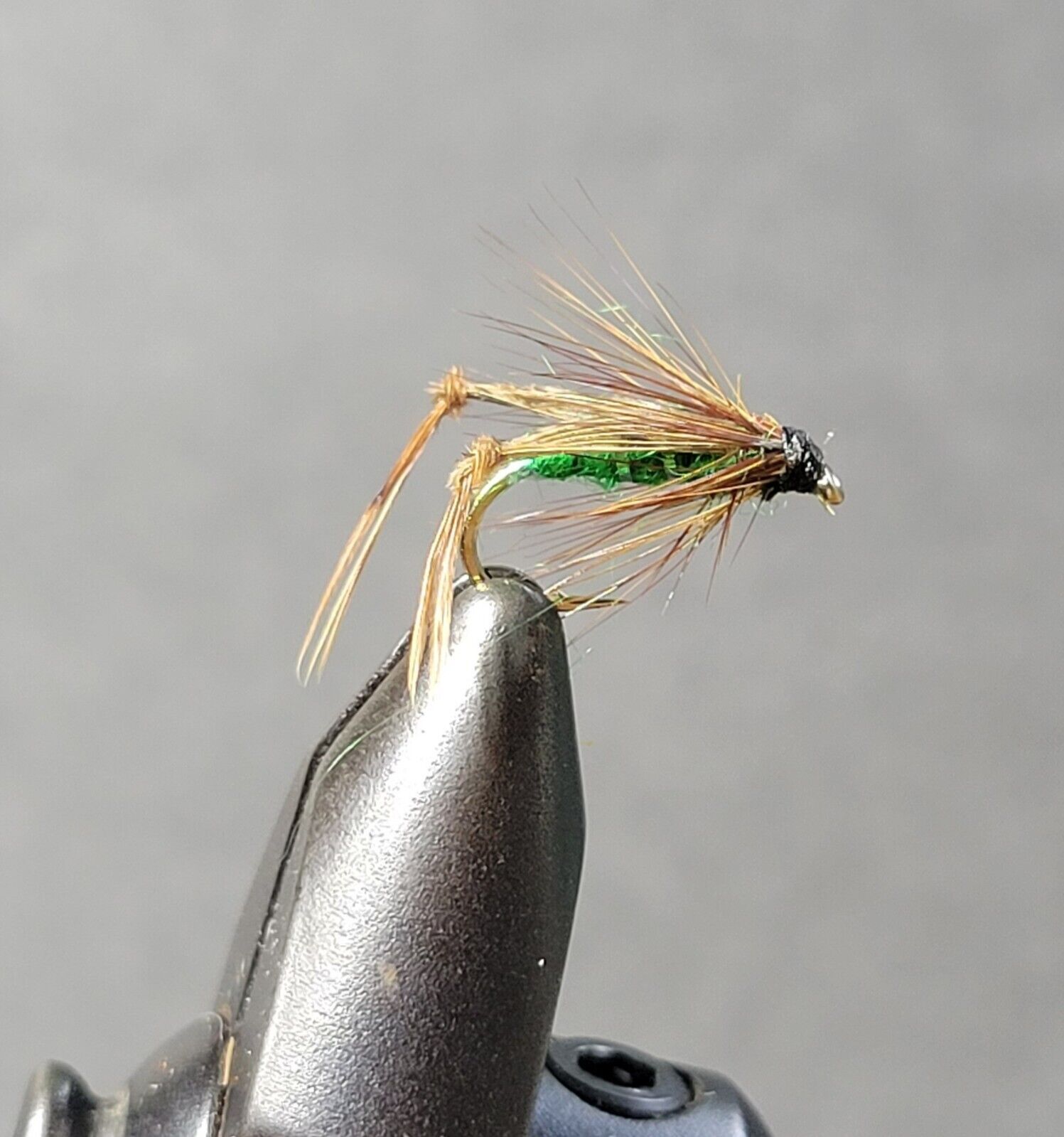 Green & Brown Hopper Terrestrial  Fly Fishing Fly Flies, 1 Fly, You Choose Size
