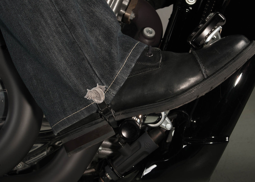 4" Midnight Cycle Biker Boot Stirrups