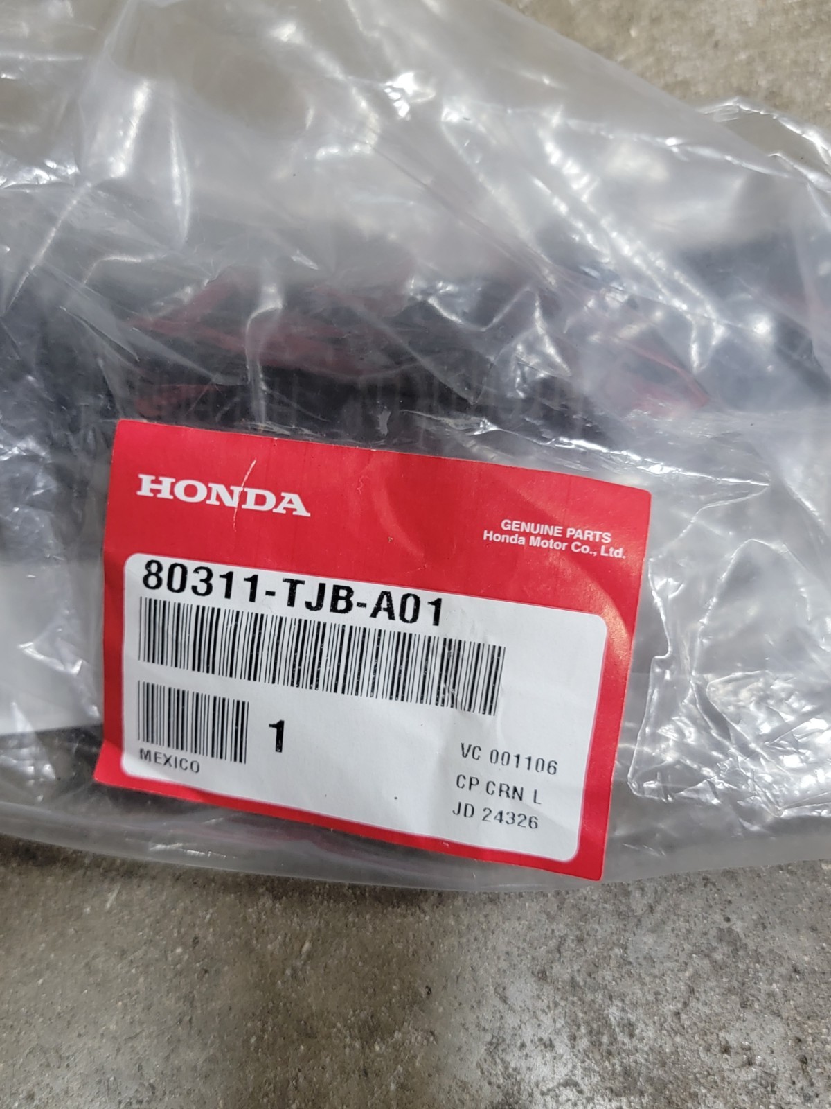80311TJBA01  NEW GENUINE OEM ACURA RDX A/C  SUCTION HOSE LINE TUBE