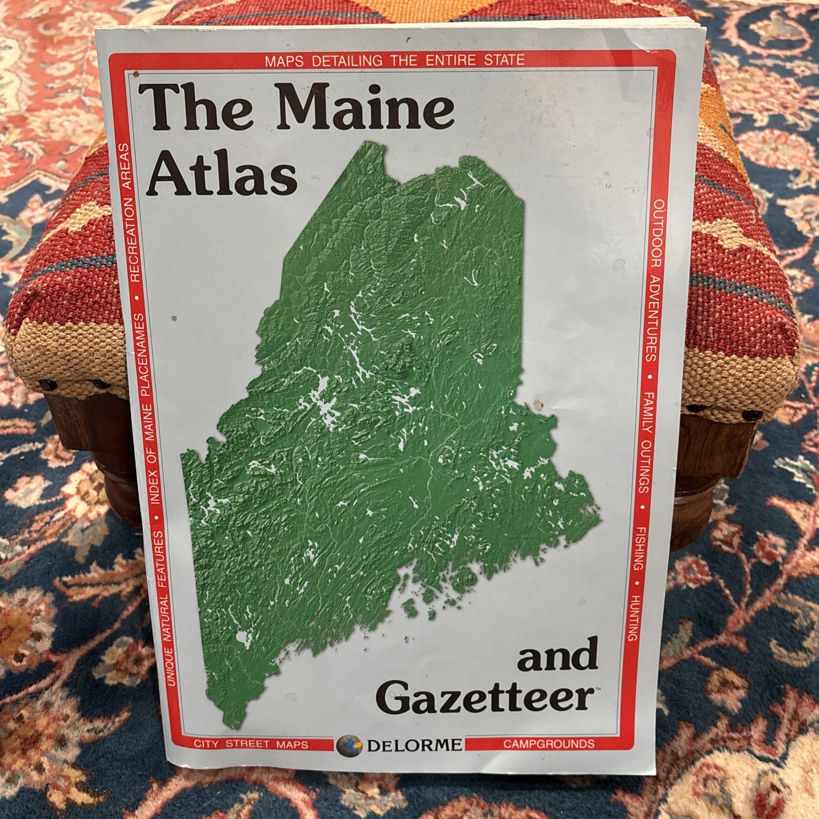 Delorme Maine Atlas And Gazetteer 2015 34th Edition Topo Road Maps Guide Travel