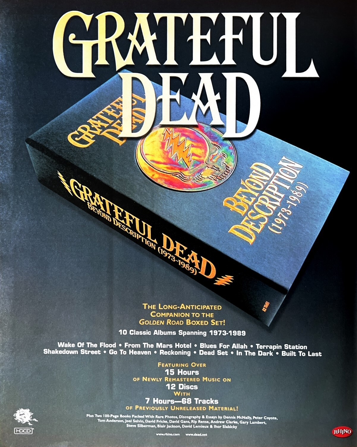 GRATEFUL DEAD Vintage Magazine Print Advertisement CD Promo Beyond Description