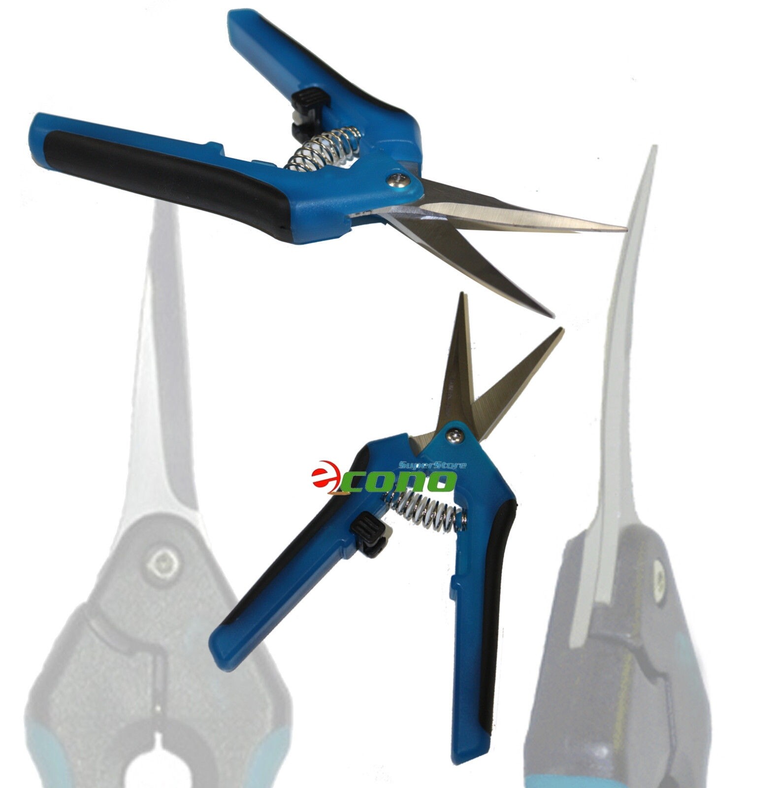 Curved & Straight Blade Trimming Scissors Hydro Leaf Bud Sharp harvest trimmer