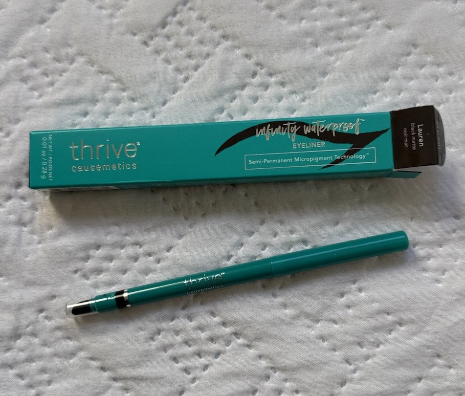 THRIVE CAUSEMETICS Infinity Waterproof Eyeliner in Lauren (Black Matte) NEW
