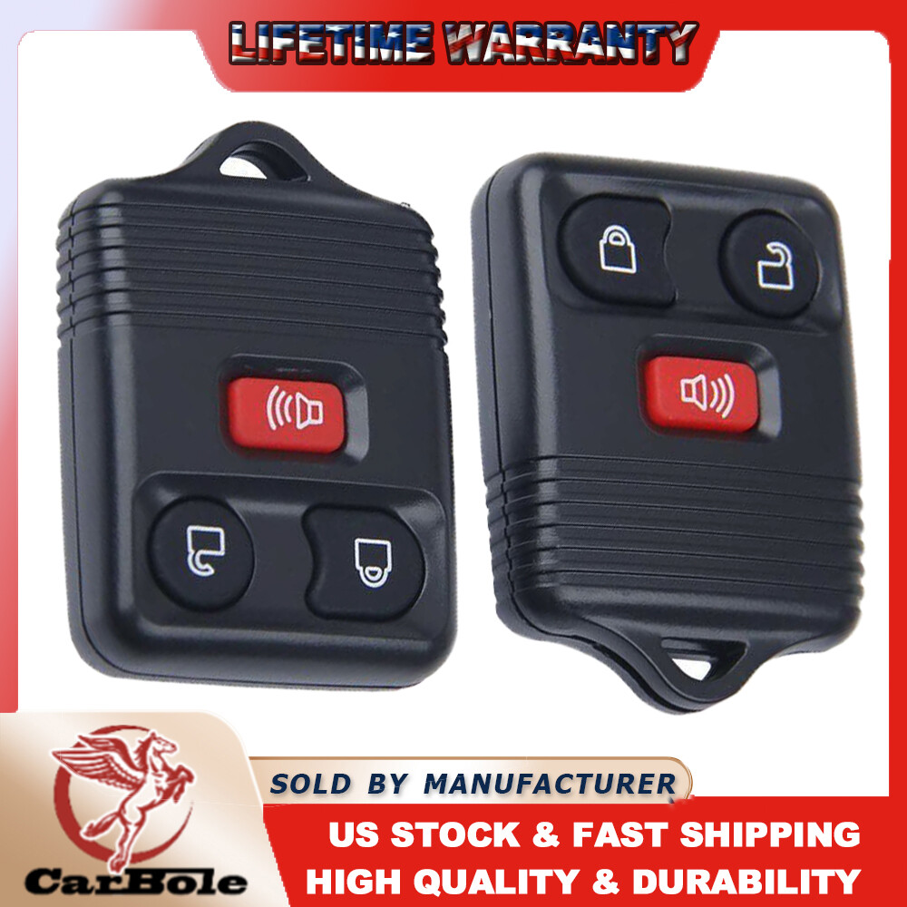Keyless Entry Car Remote Control Key Fob Transmitter Alarm 2 For Ford F250 F150