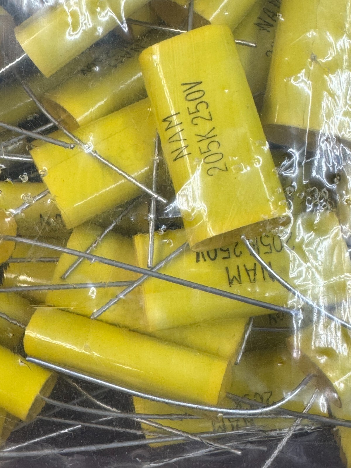 2 ea NIC NAM 2 uf / mfd  250 Volt Spaker Crossover Metal Film Capacitor