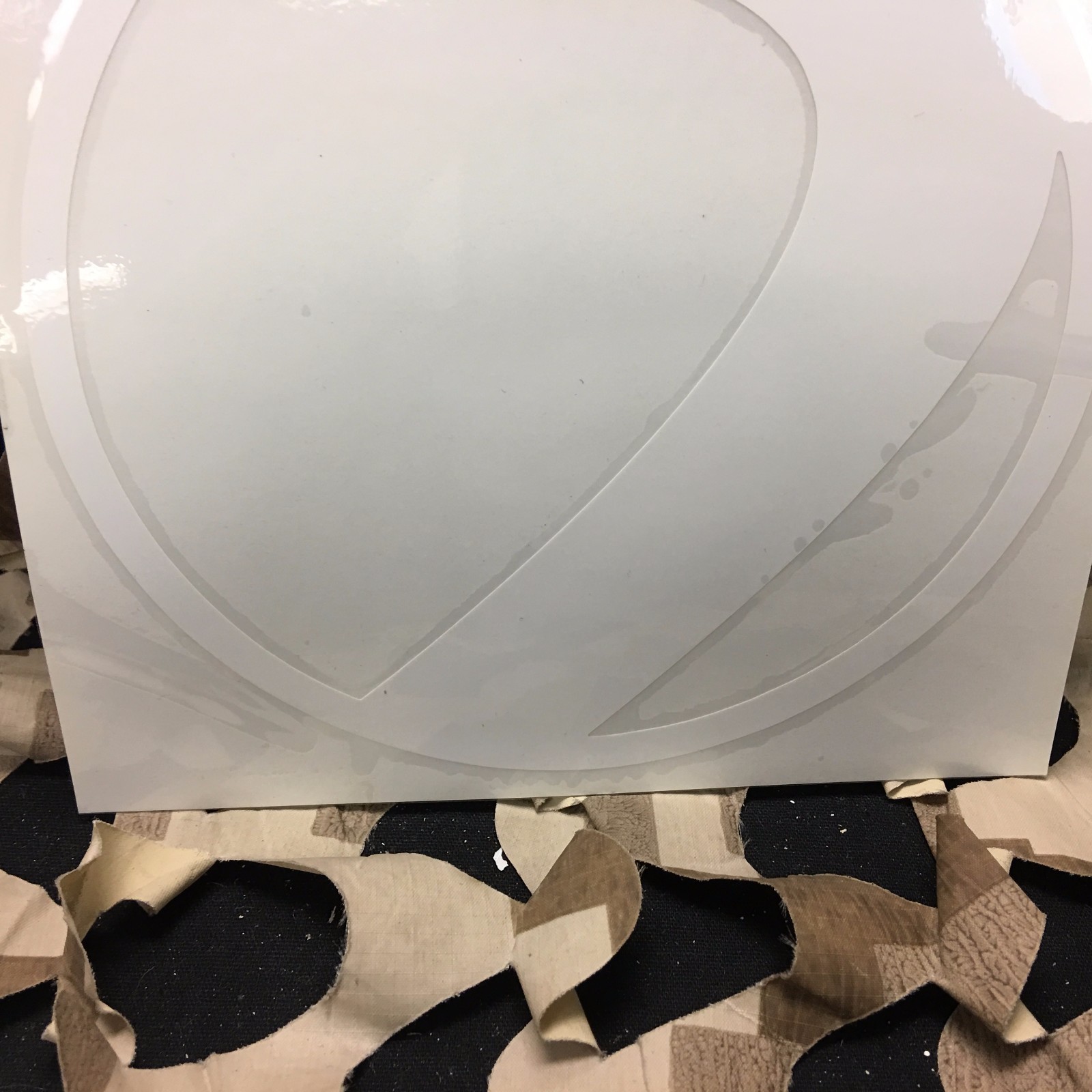 NEW Dye Paintball Sticker Logo - White