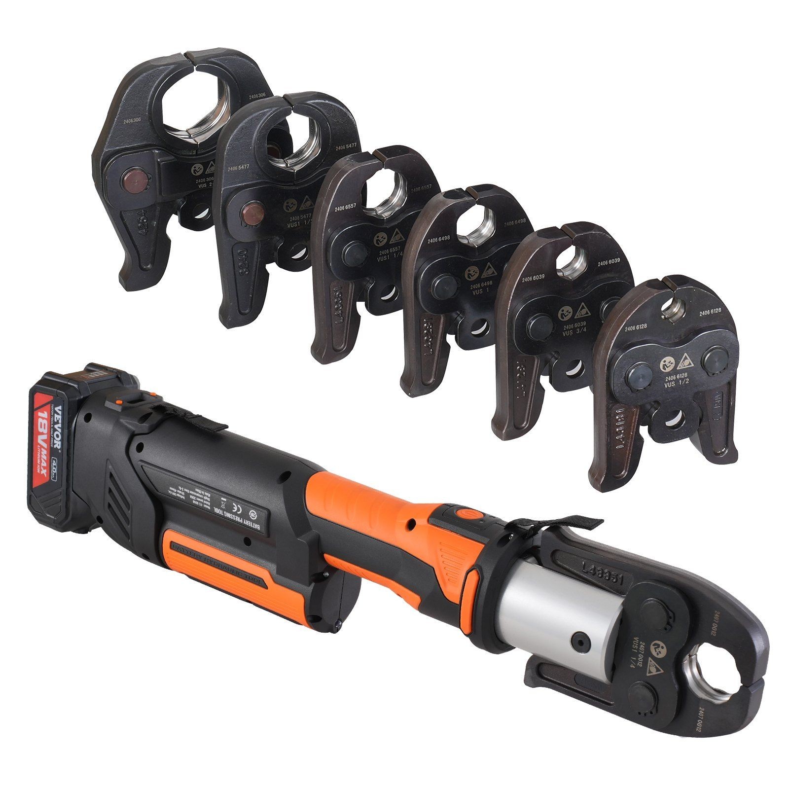 Smart Press Tool Kit 6 Jaws Battery-Driven Crimping System Professional
