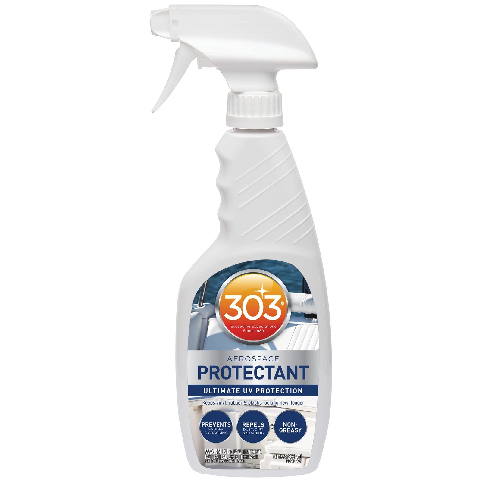 303 Marine Aerospace Protectant for Boat Vinyl, 16 Fl Oz (Pack of 1), White