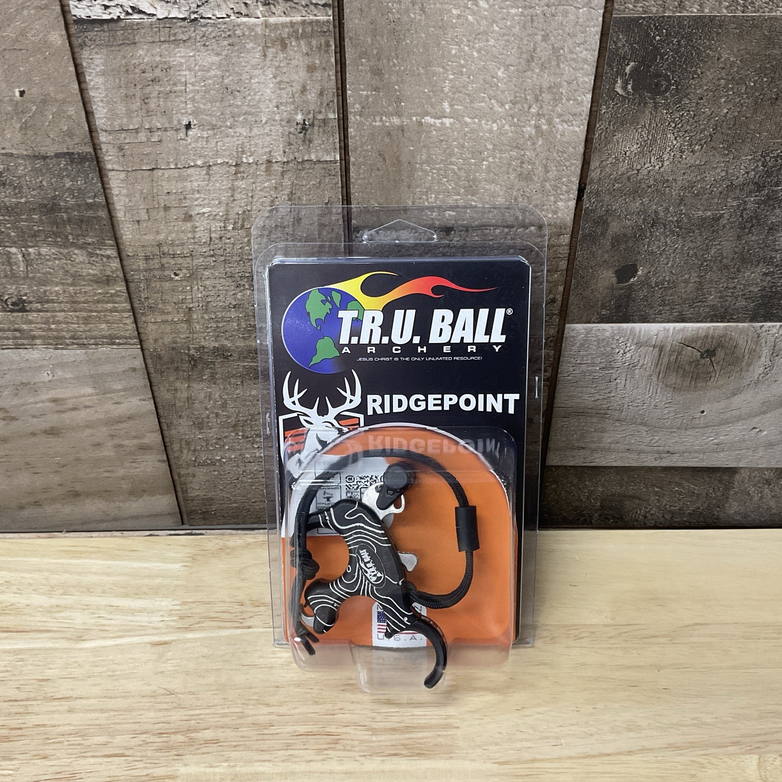 TruBall RidgePoint Flex Release 3 Finger Black Medium