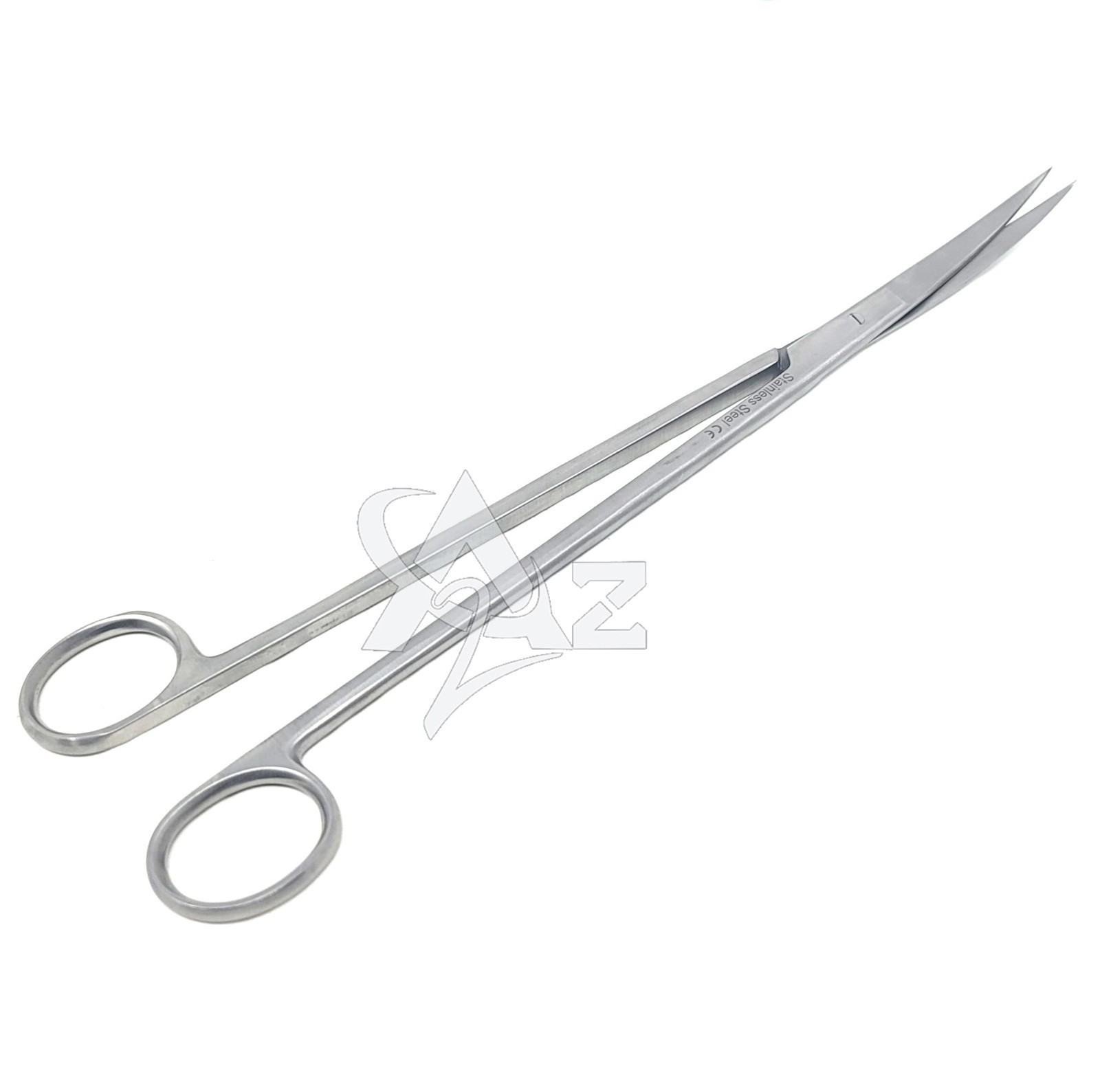 Fish Aquarium Cleaner Kelly Scissors Curved 12" Long Handle Sharp/Sharp New