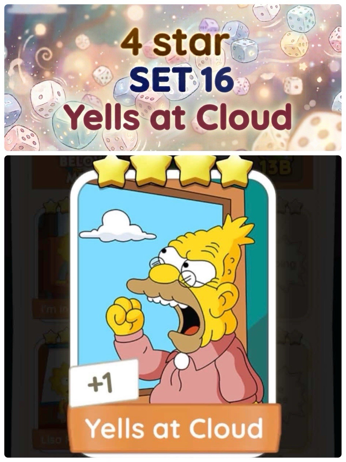 Yells at Cloud - 4 Star - Set 16 Monopoly go