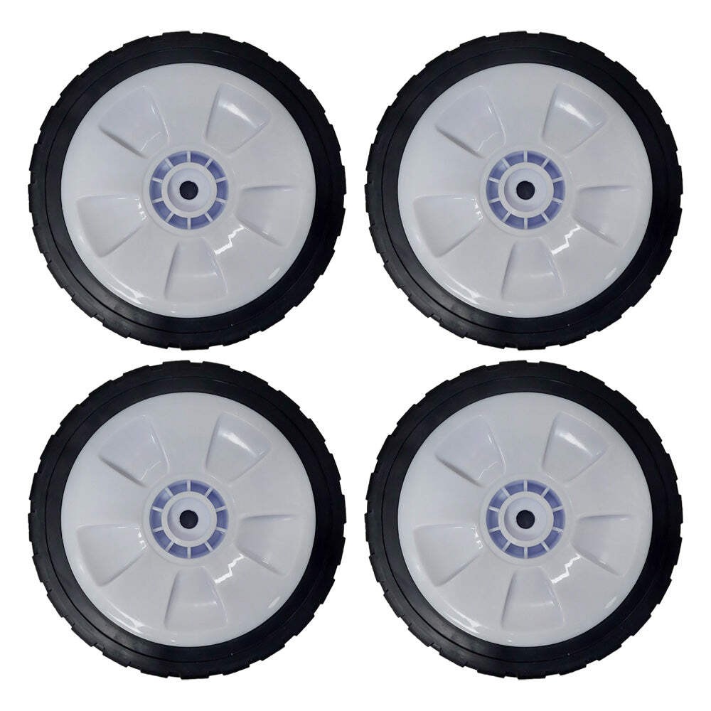(4) Lawn Mower Front Wheel For Honda 44710-VL0-L02ZB 44710-VG3-010 White Color