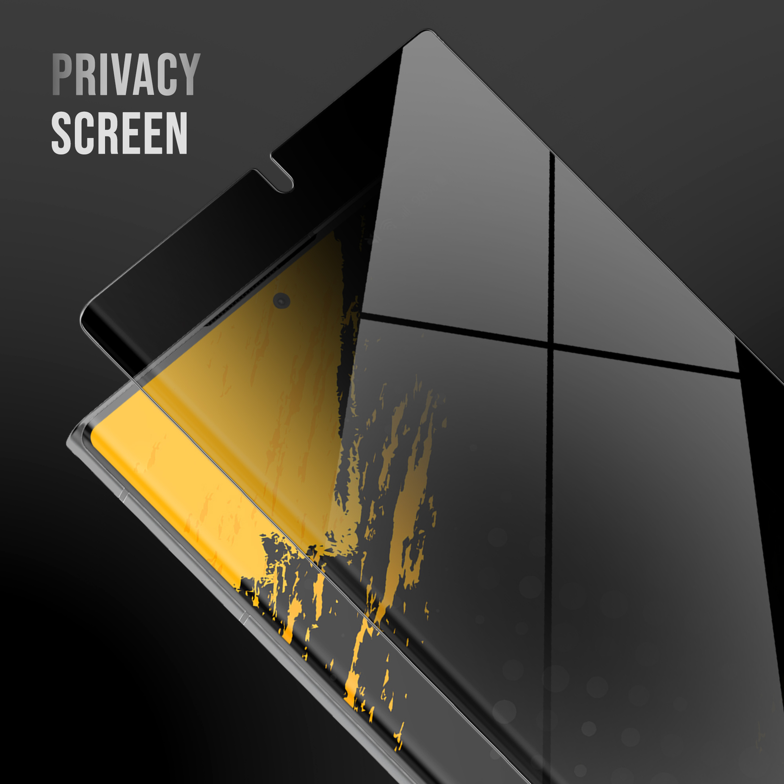 Samsung Galaxy S23 Ultra Privacy Screen Protector, Fingerprint Sensor Compatible