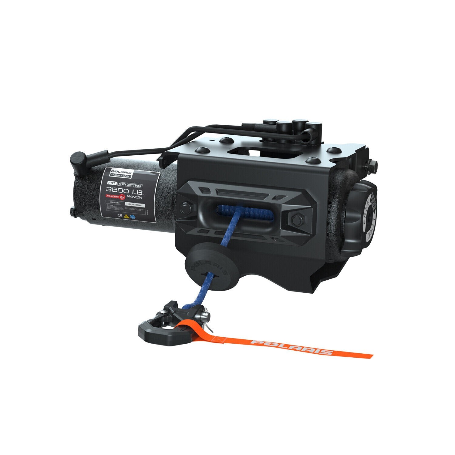 Polaris New OEM HD 3,500 lb. Winch with Synthetic Rope 2889470